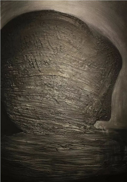 《인물시리즈No.27》 2017, Mixed media on...vas, 200×140cm